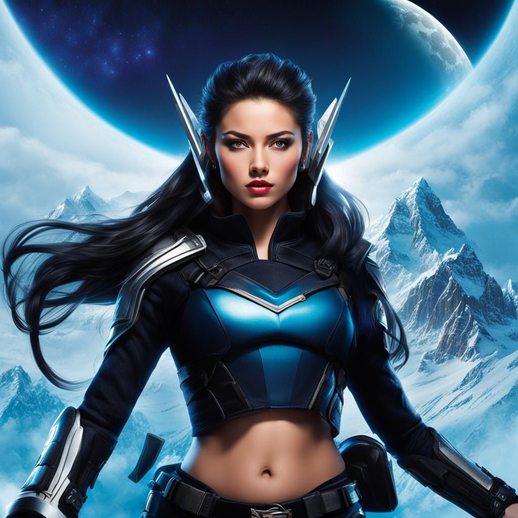 Introspective Woman: A Surreal Clavel Portrait