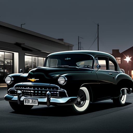 Noir-Style Chevrolet: A Vintage Classic
