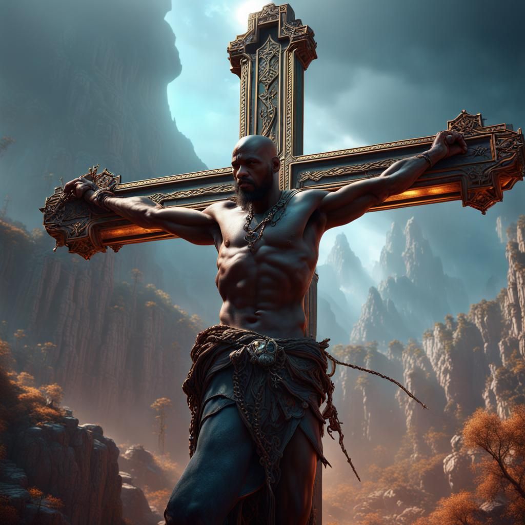 DMX on the Cross: Detailed Matte Painting
