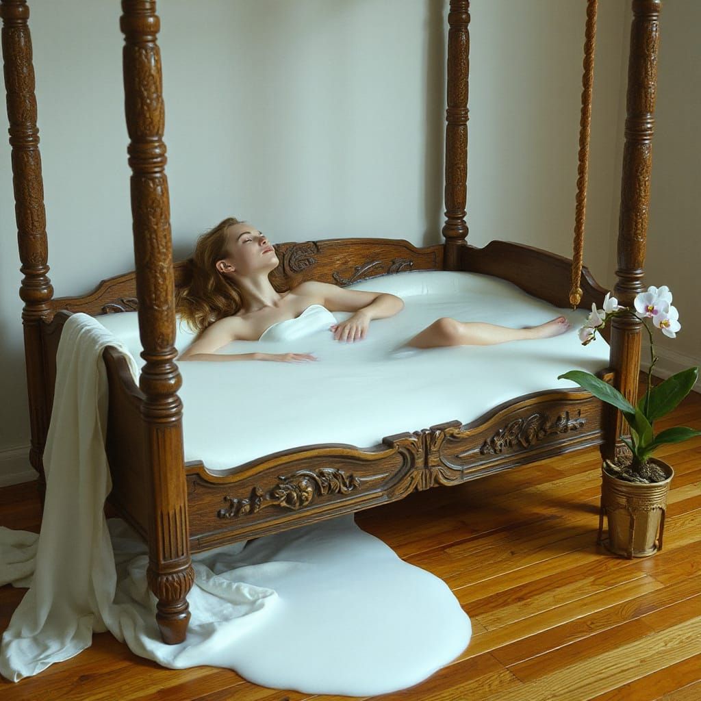 Ethereal Dreamer Submerged in Water