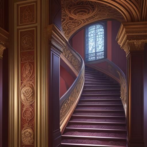 Italianate Art Nouveau Building with Embossed Glass