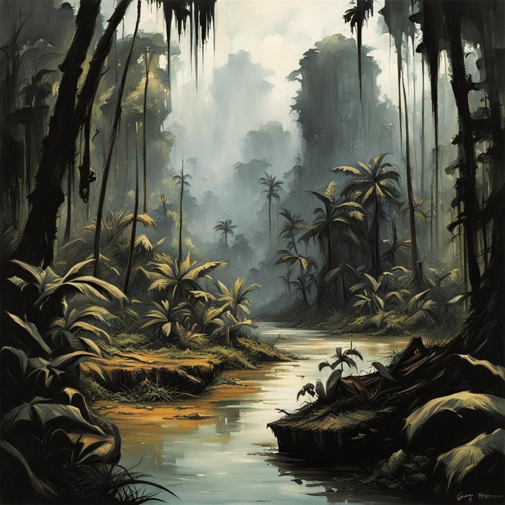 Sinister Vietnam Jungle Art