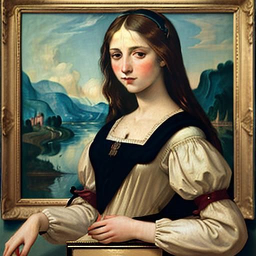 Many  famous  paintings  throughout  history  feature  women...