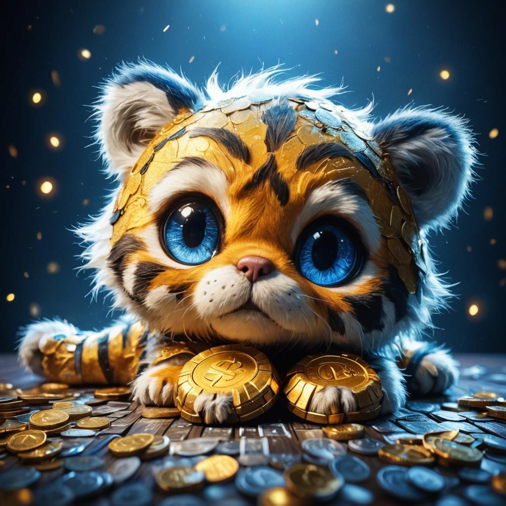 Hyper-Realistic Pile of Cash in Digital Art