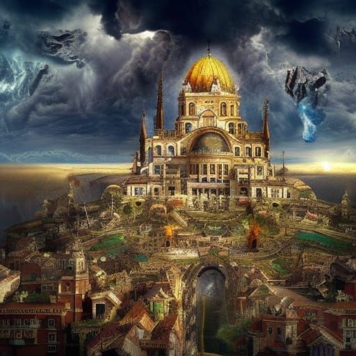 Bulgaria as a Villain in Salvador Dali Style