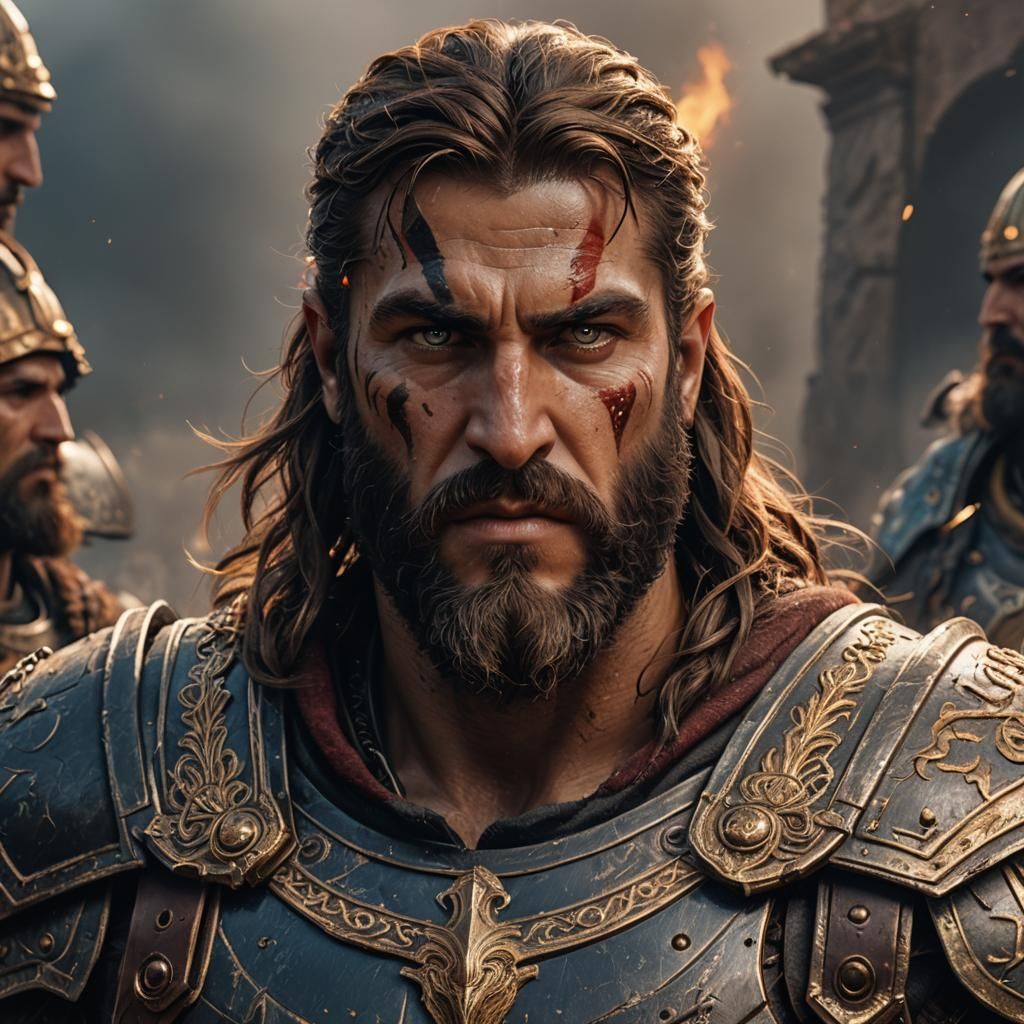 Ares, Greek God of War Portrait in Unreal Engine 5