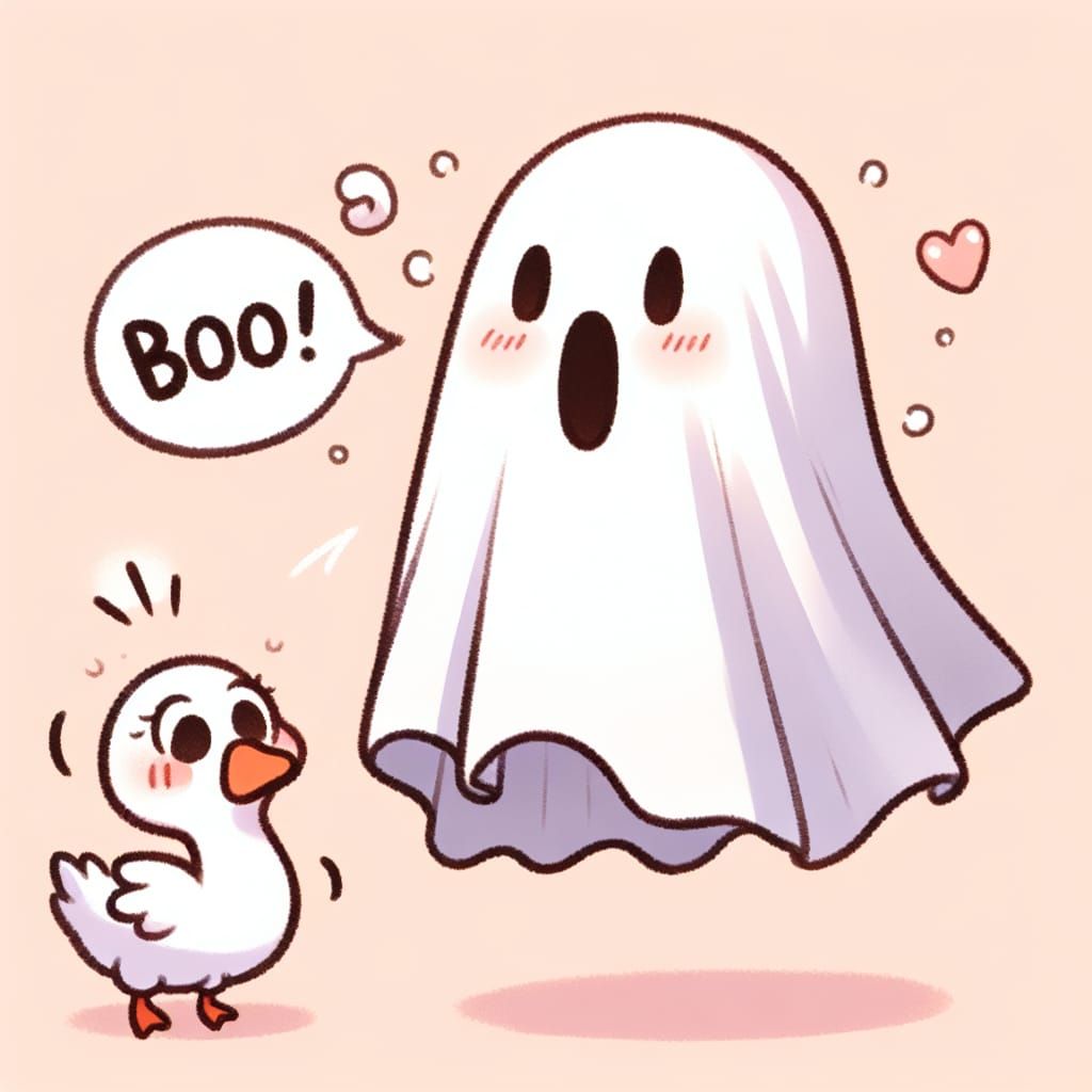Will say BOO! to a goose...