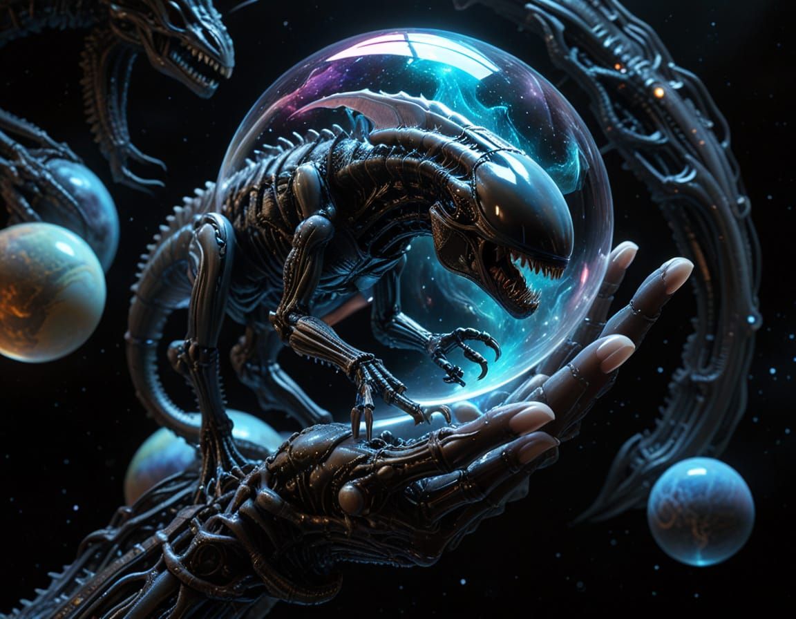 Ethereal Xenomorphic Planets in Perfect Harmony