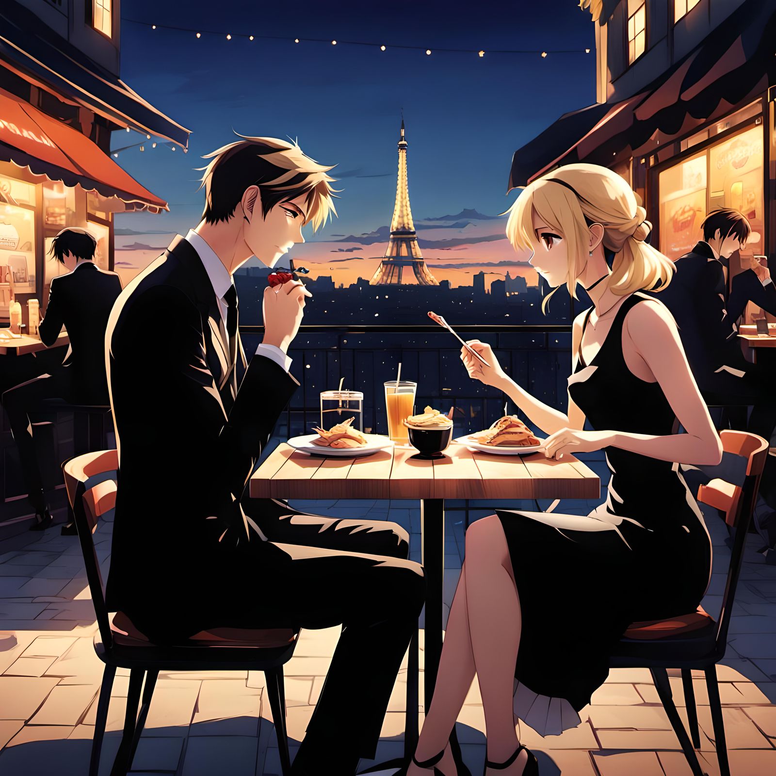 Dinner in Paris