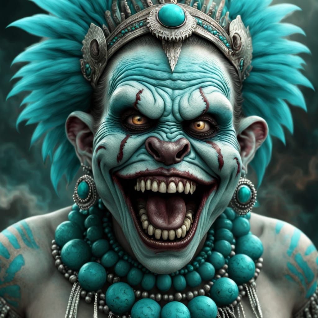 Zombie Monkey Clown: Native American Monster