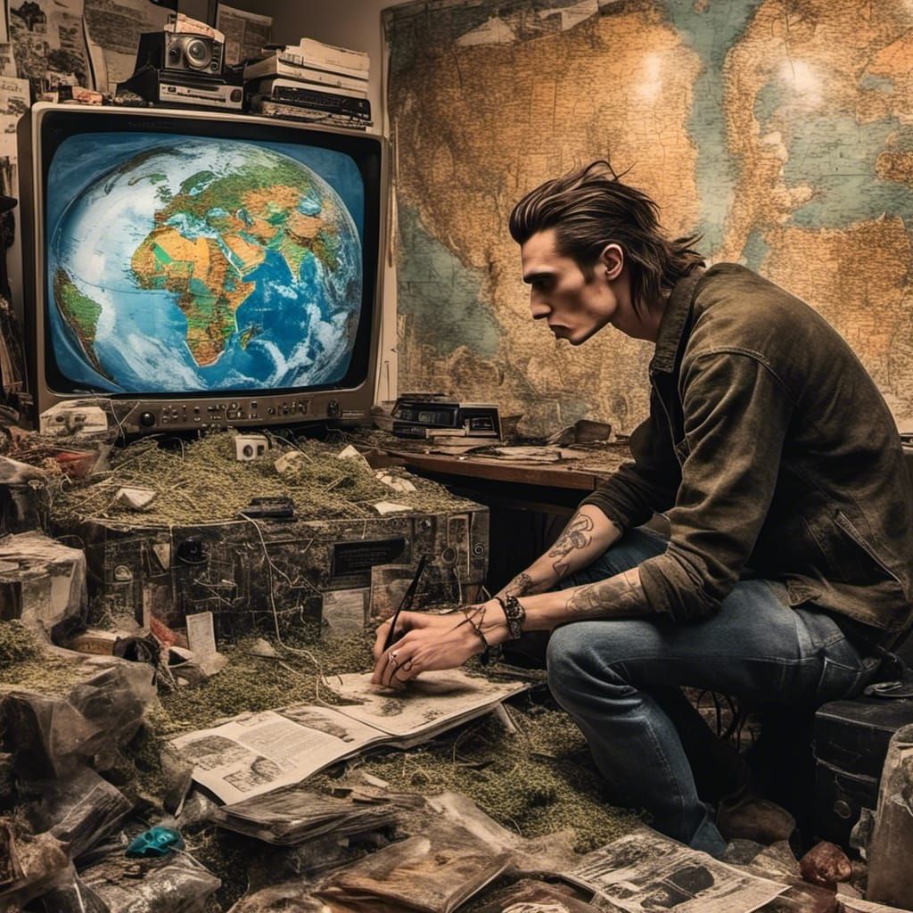 Observing Earth: A Neo-Expressionistic Cannabis Culture Scen...