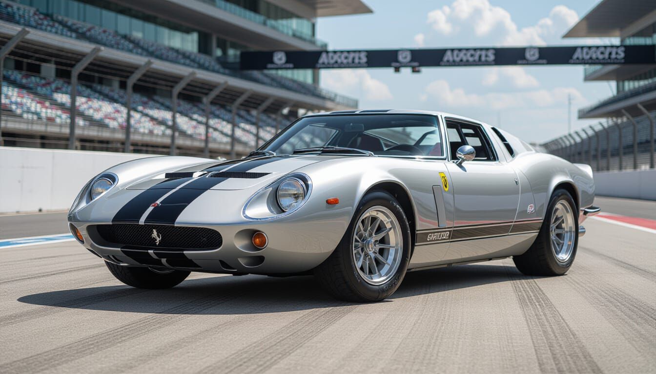 Retro-Modern Sports GT Car Inspired by Giovanni Michelotti D...