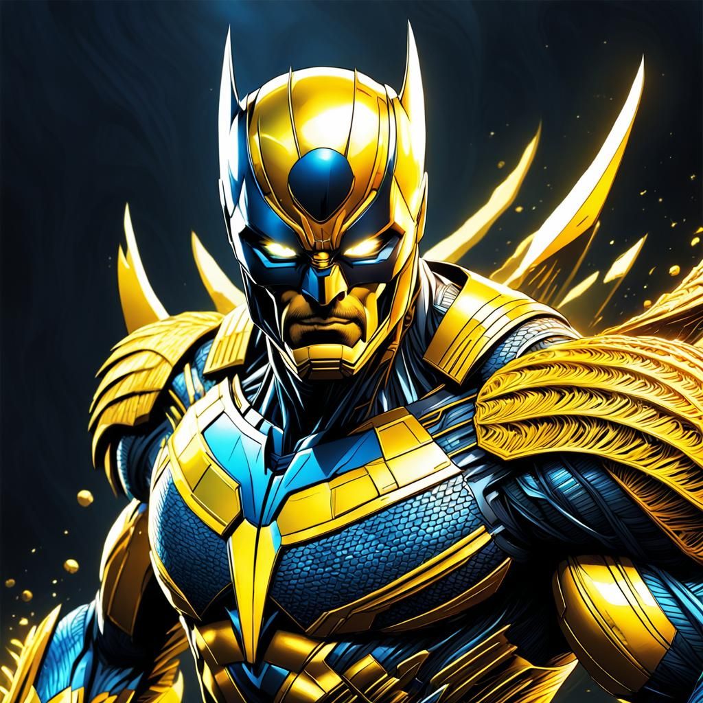 Badass Wolverine with Vibranium Blades in 4K