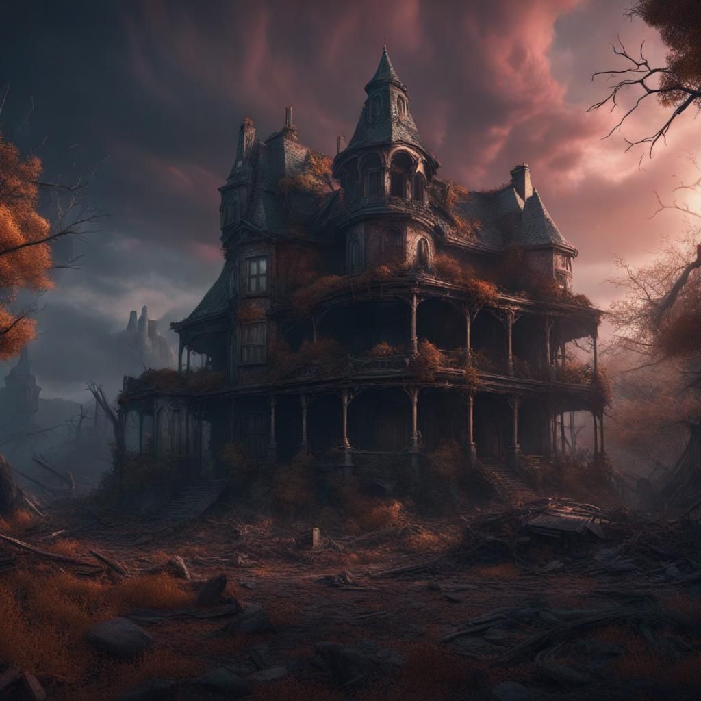 Emotional Trauma: A Detailed Matte Painting