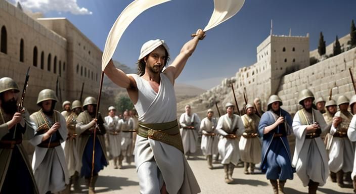 King David Dances Before the Ark of the Covenant