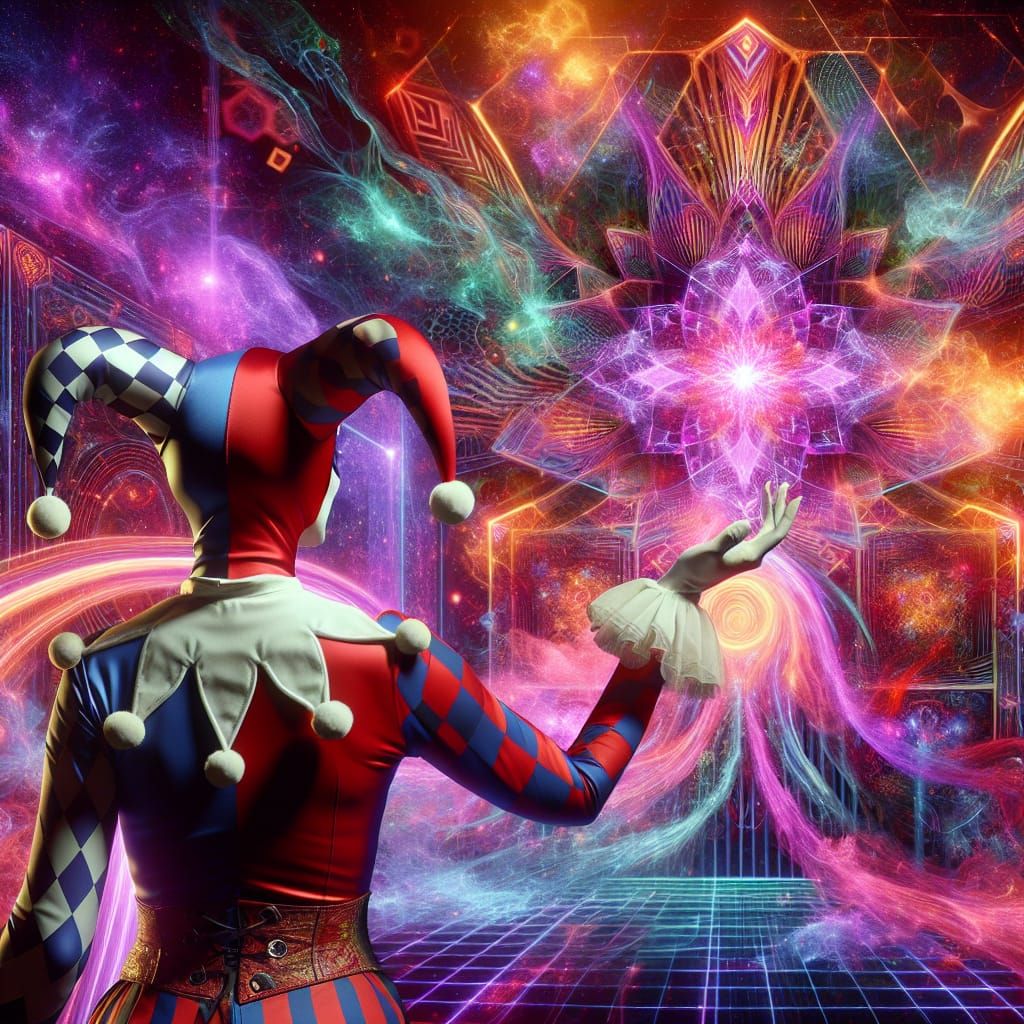 Harley Quinn Jester in Spirit Realm Explosion