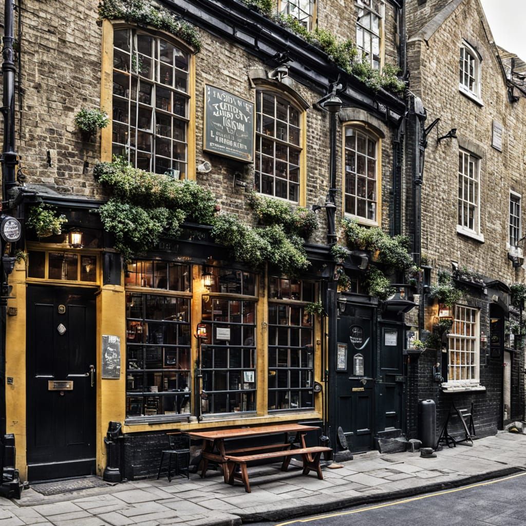 Tavern in a London Alleyway