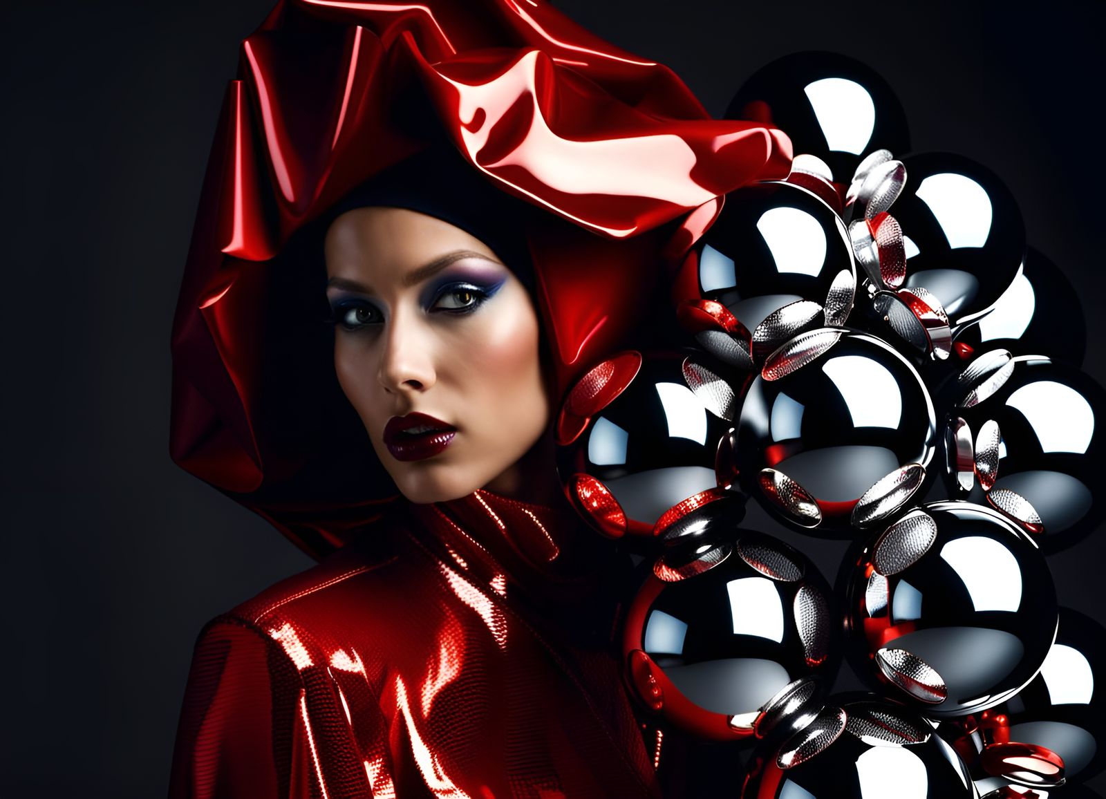 Avant-Garde Fashion Photography with Surrealist Props