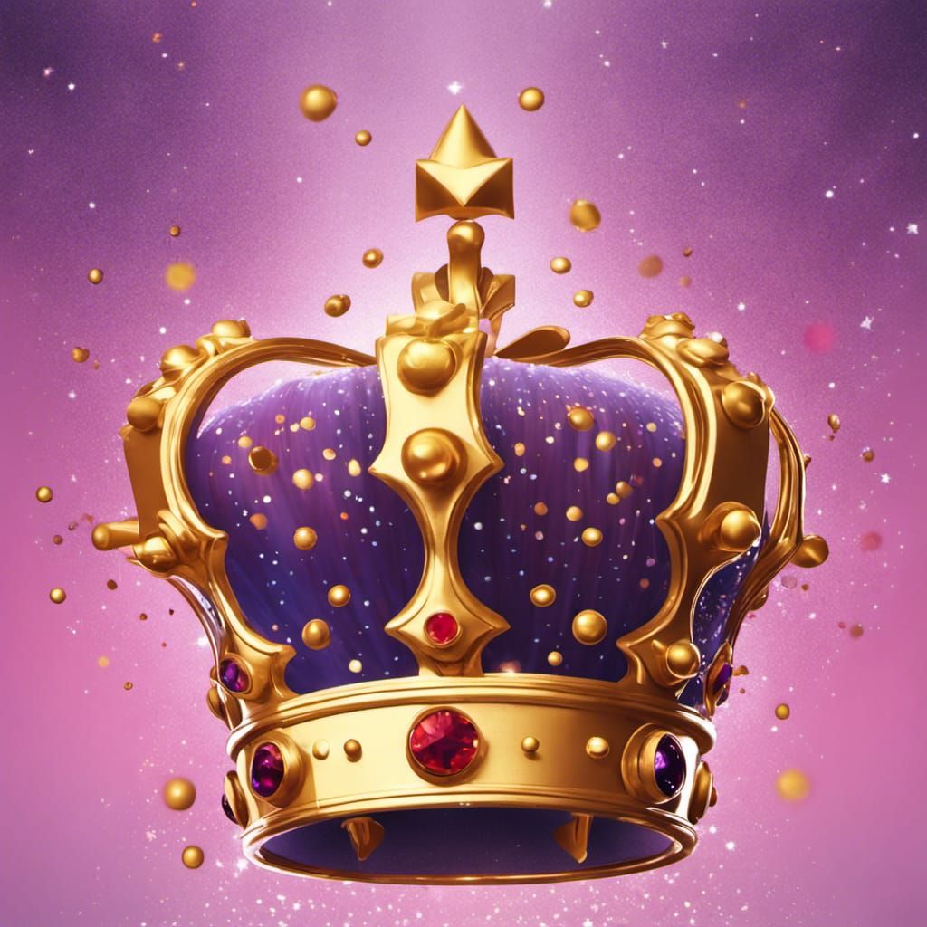 Glittersploding Crown