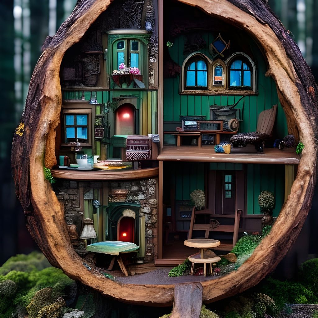 The surprise in the tree stump