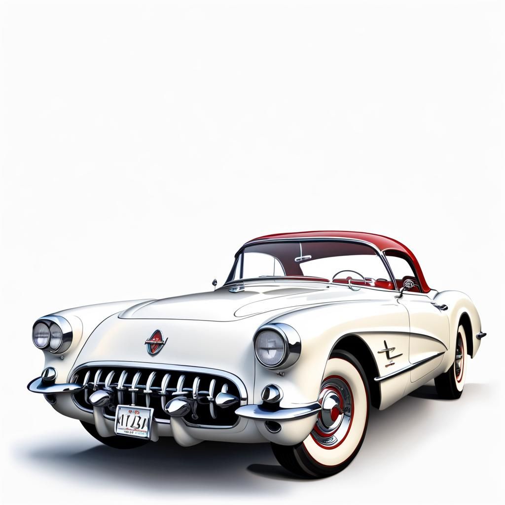 Classic 1953 Chevrolet Corvette Detailed View