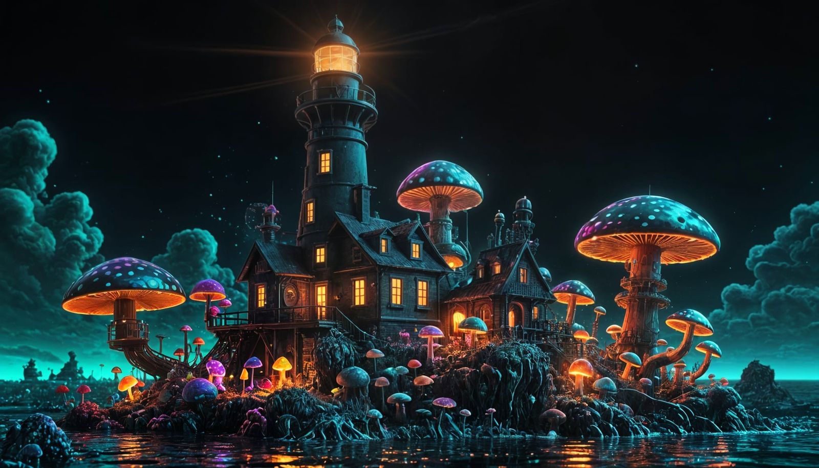 The mushroom island