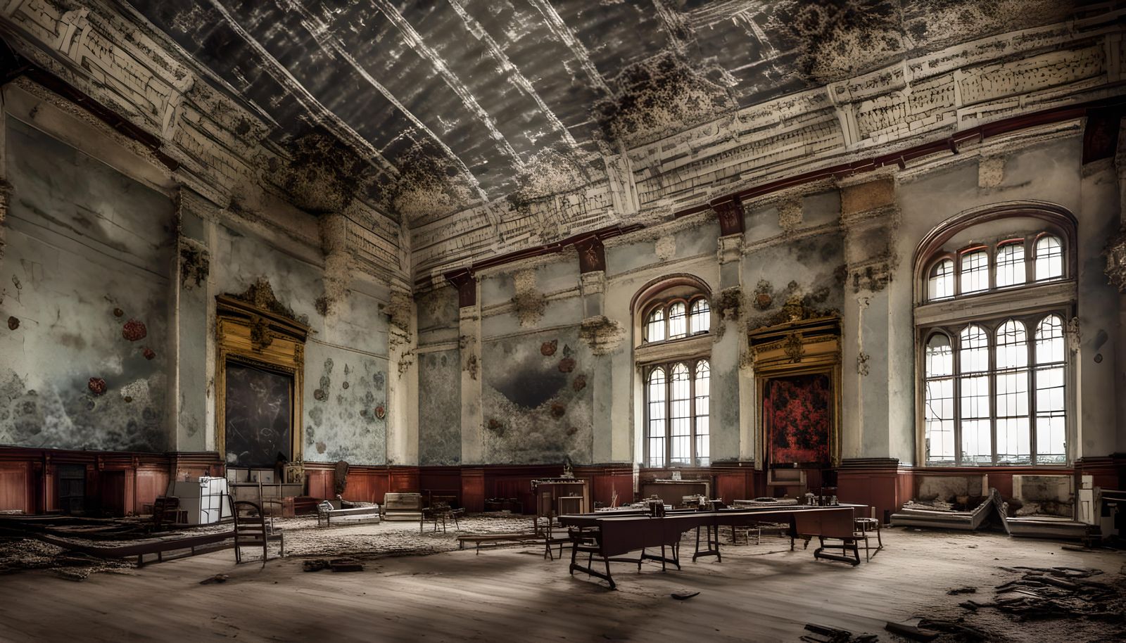 Cinematic Photo with Bokeh and Eraserpunk Aesthetic