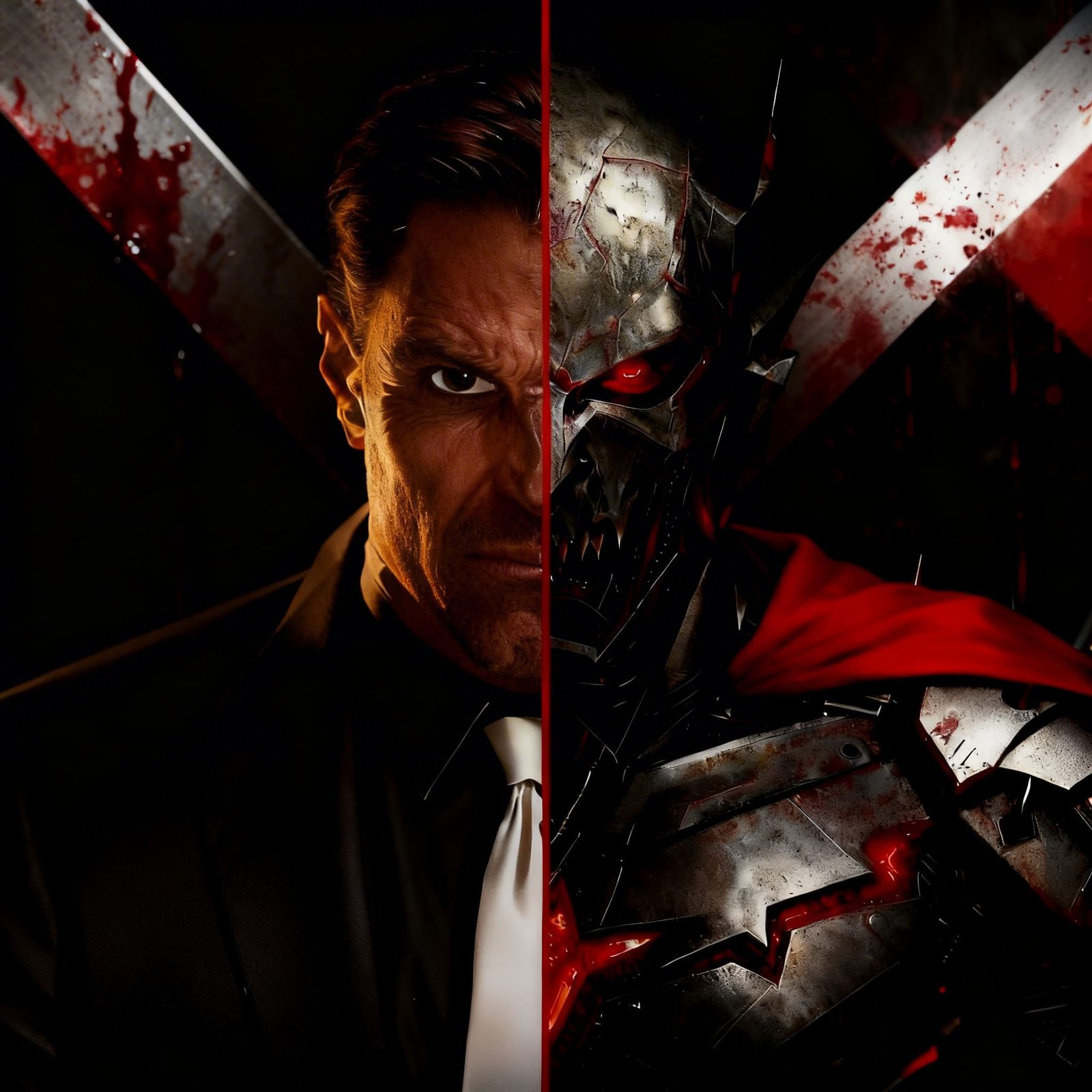 Conquest in Black and Silver Pop Art Style