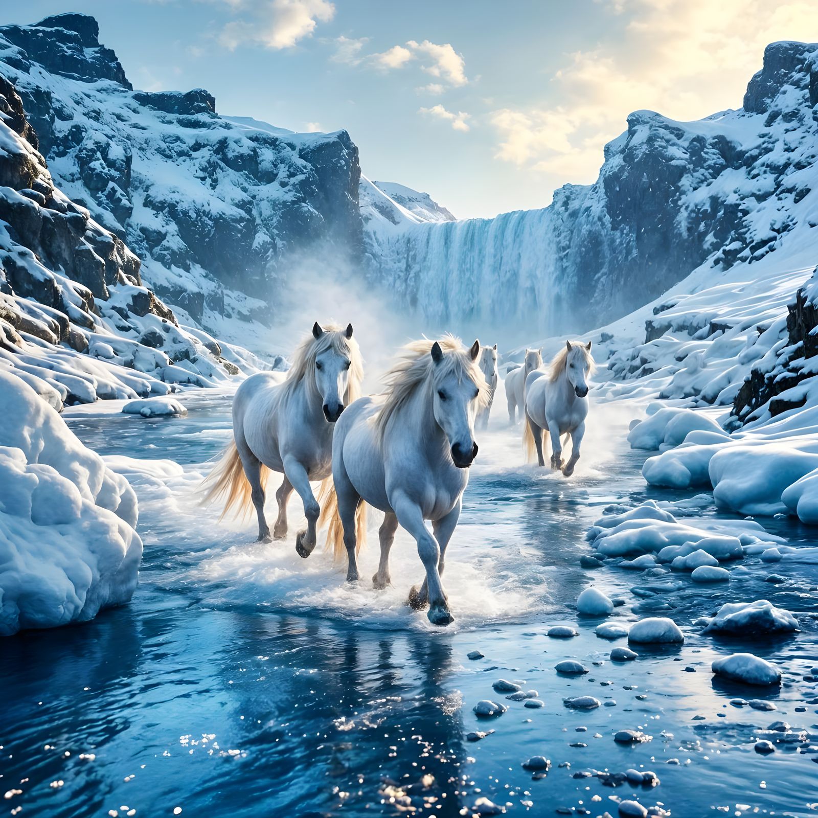 Skógafoss waterfall, Iceland 💙