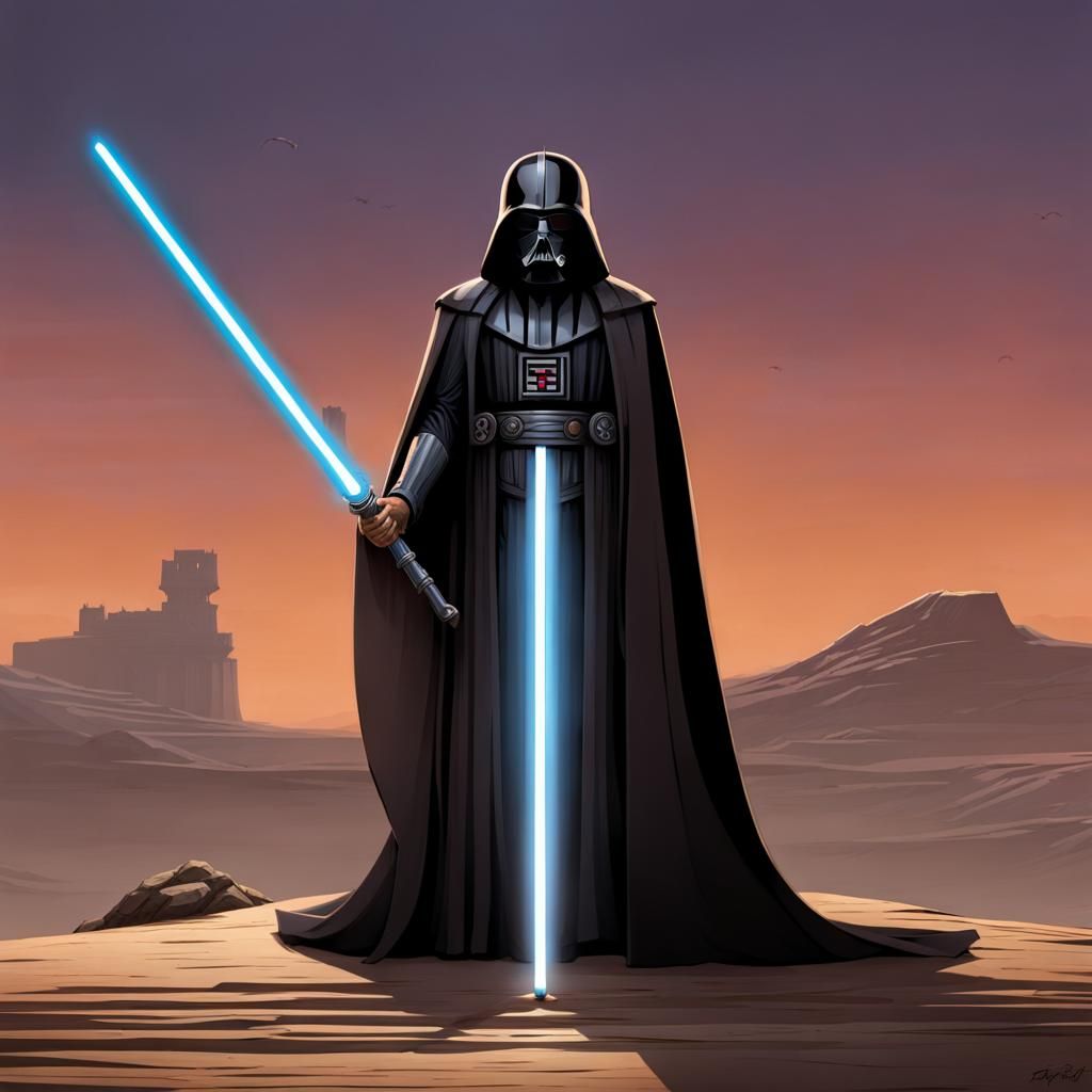 Jedi Temple Sentinel: AI Generated Digital Art