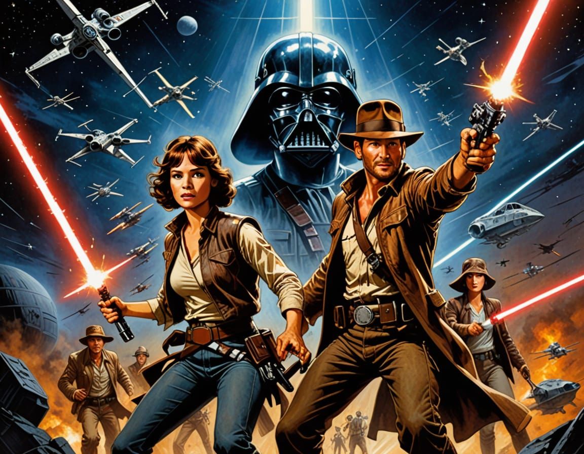 Indiana Jones Wields Lightsaber in Epic Star Wars Mashup