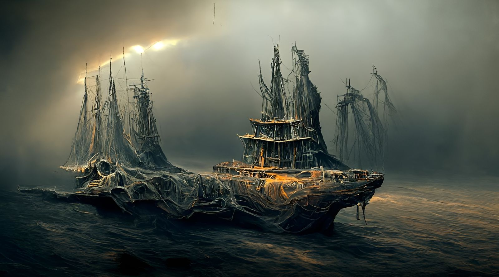 Ghost Ship Sailing on Nuclear Seas