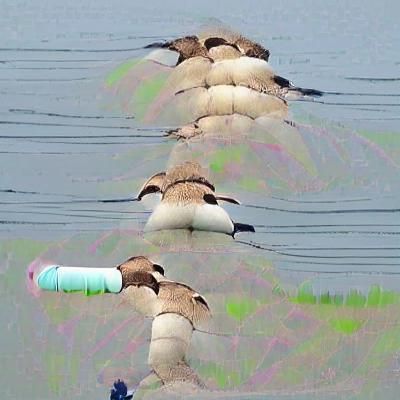 Fluffy Ducklings in a Row
