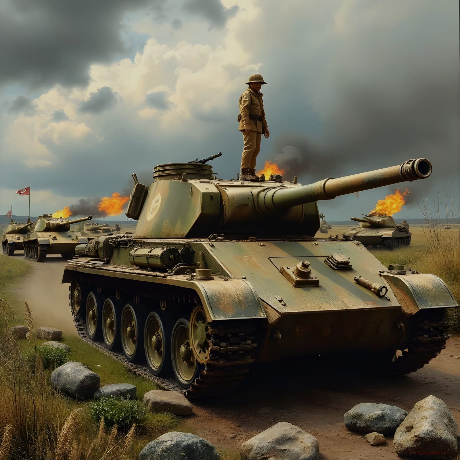 AI Generated Image: Panzerkampfs