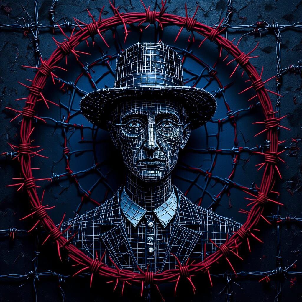 American Gothic in a Twisted Wire Maze