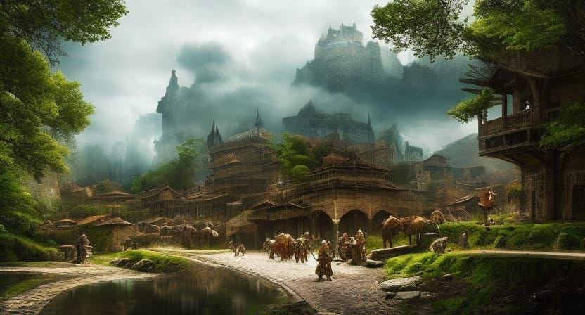 Medieval Knights in Epic Cinematic Battleground