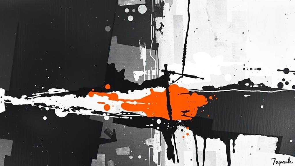 Just a little bit of orange (abstract studies)