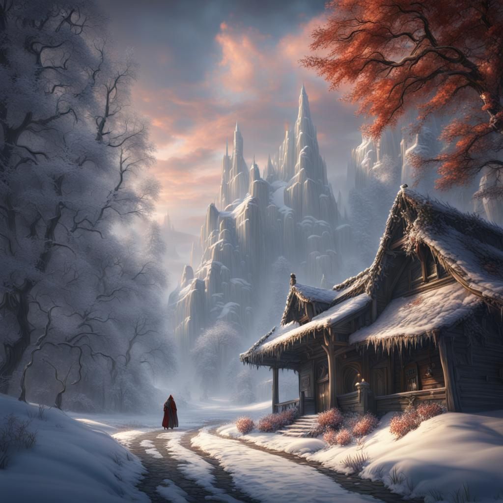 Fantastical Matte Painting with Intricate Detail
