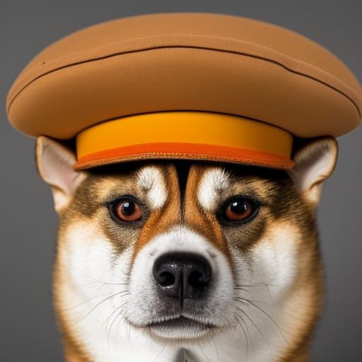 Shiba Inu as Dutch Gentleman, Studio Portrait