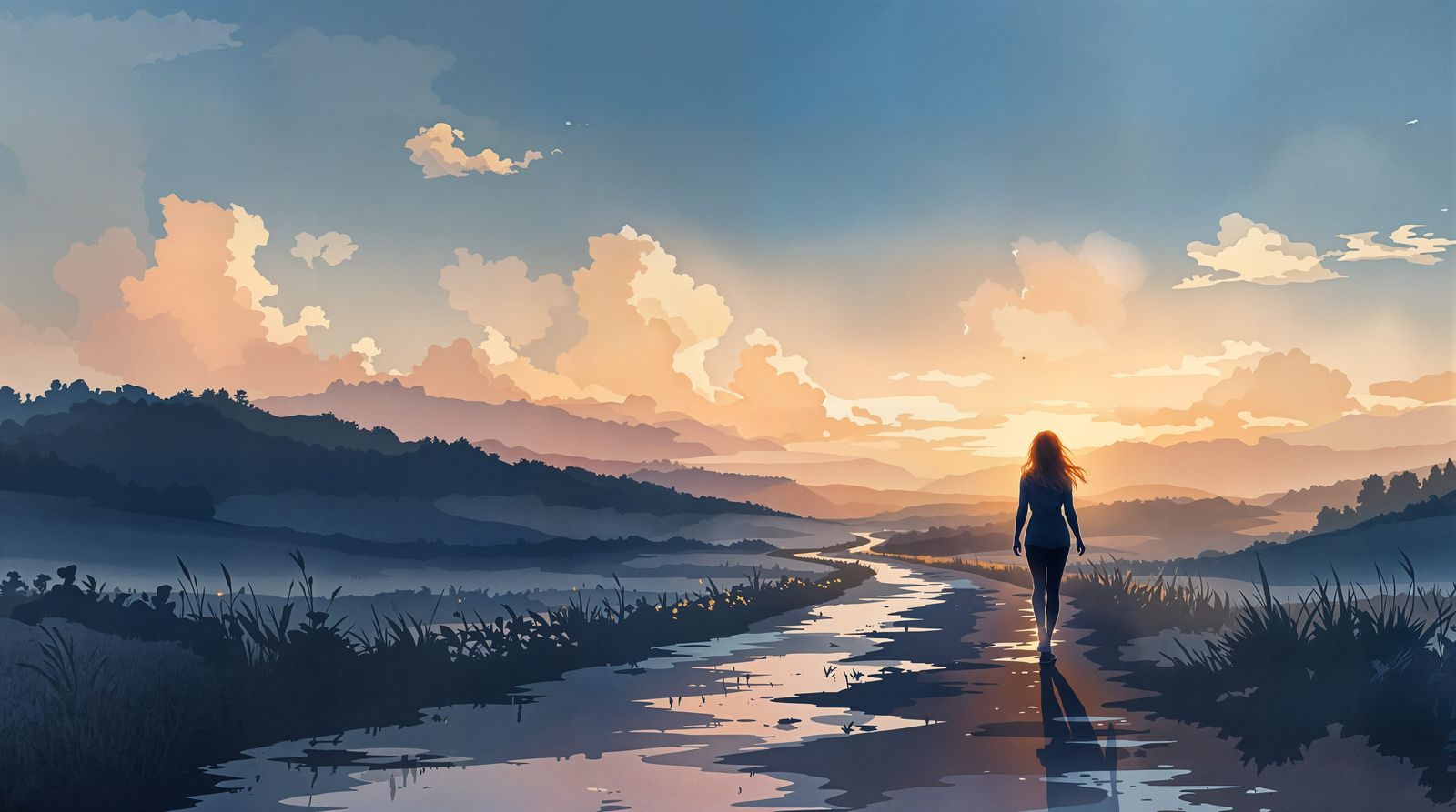 Ethereal Summer Twilight Solitude