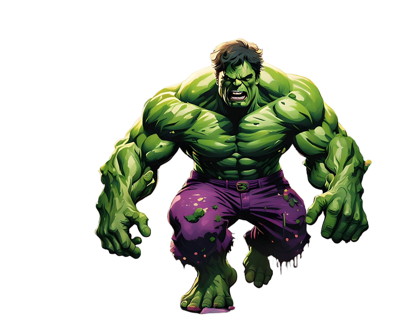 Hulk Transformation: Graffiti Art City Chase