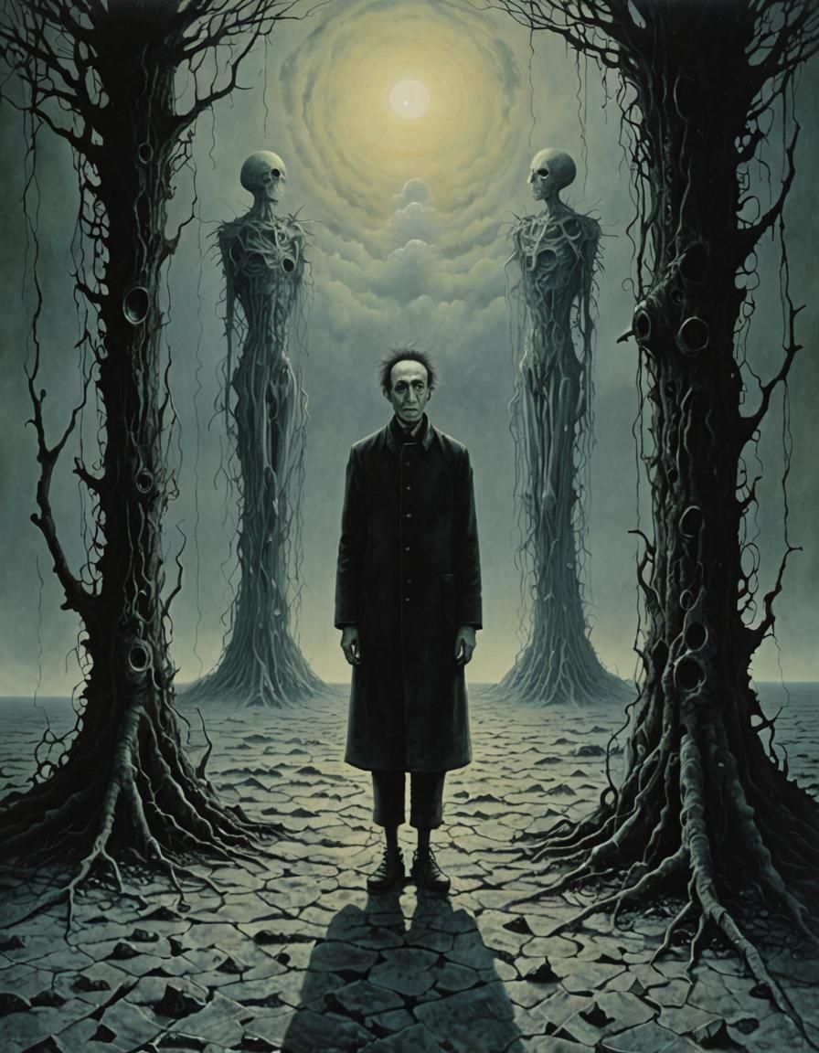 Disturbing Visions: A Blend of Gothic Horror Art