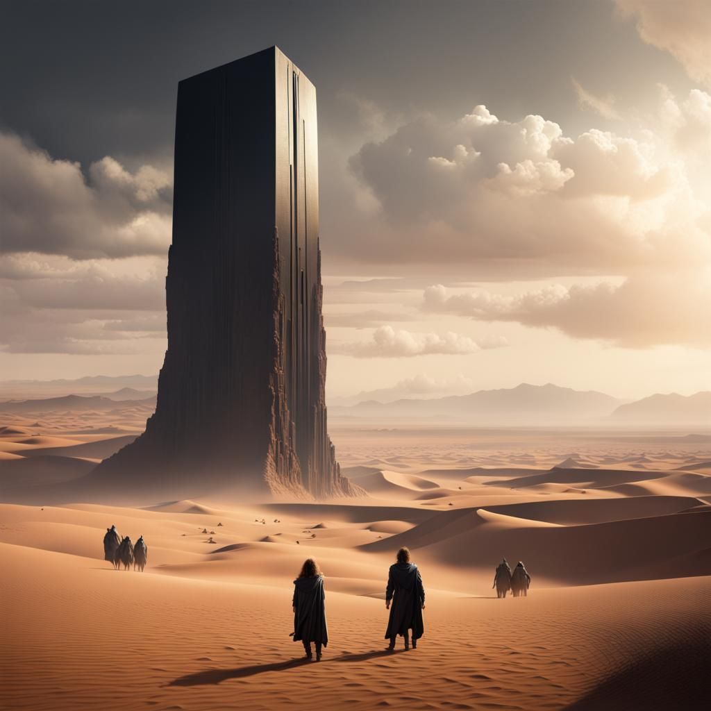 Monolith in the desert