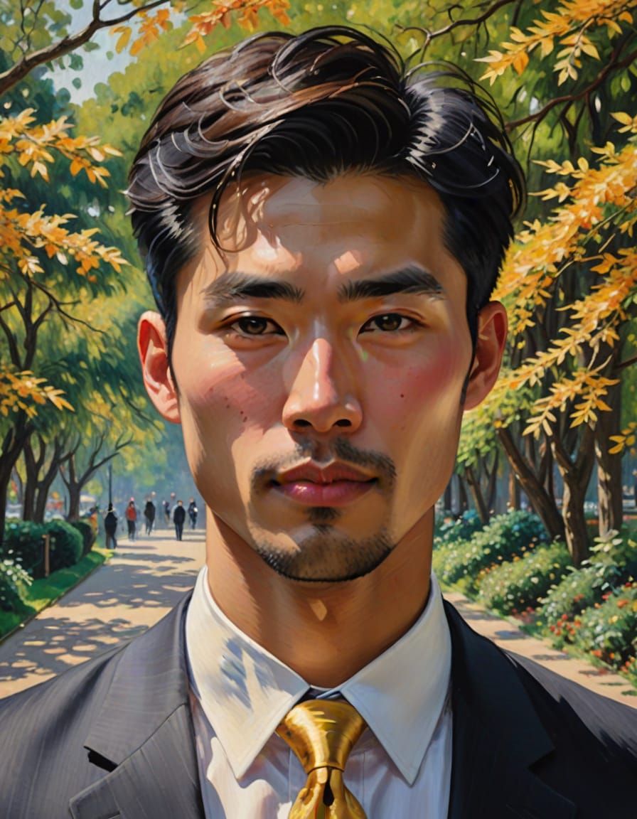 Japanese business man