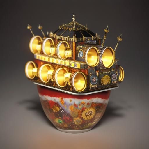 Detailed Fractal Circus in 3D