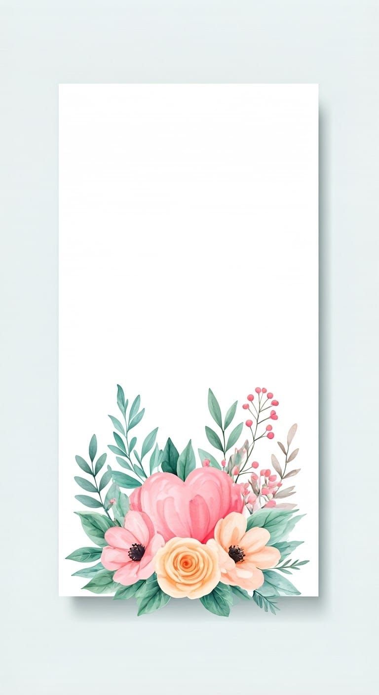 Whimsical Spring Invitation in Watercolor Style