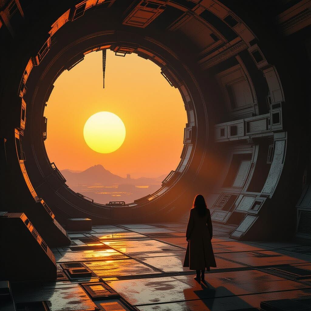 Abandoned Observatory: A Sci-Fi Interior in 8K