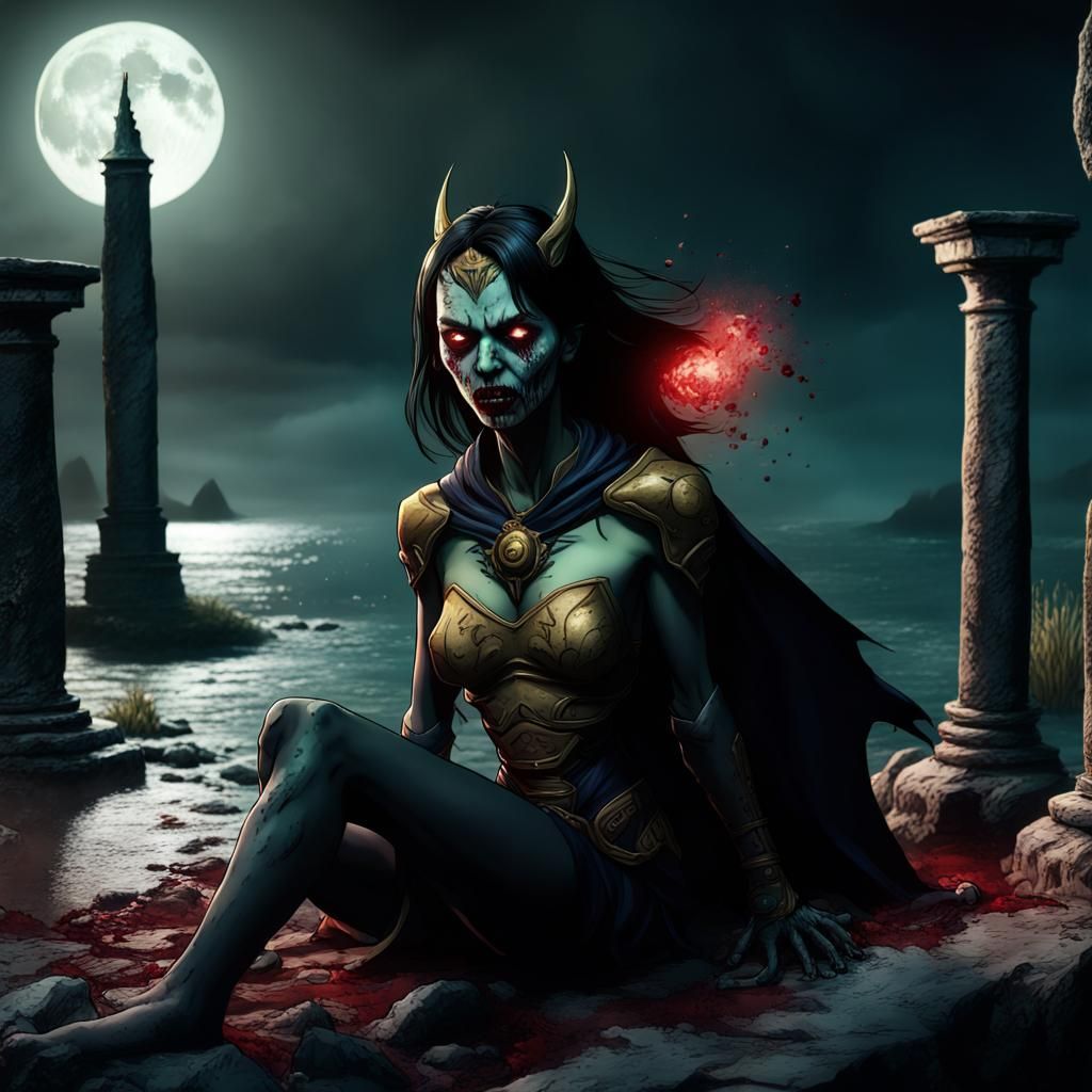 Cassandra Cain Zombie mode