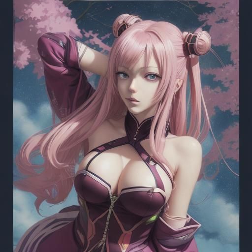 Anime Style Dominatrix Key Visual