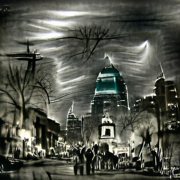 Eagles' Super Bowl Victory: Philadelphia Night in Charcoal